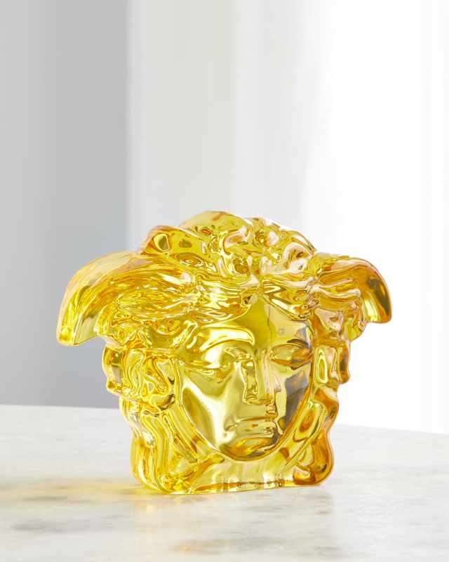 Amber Medusa Paperweight