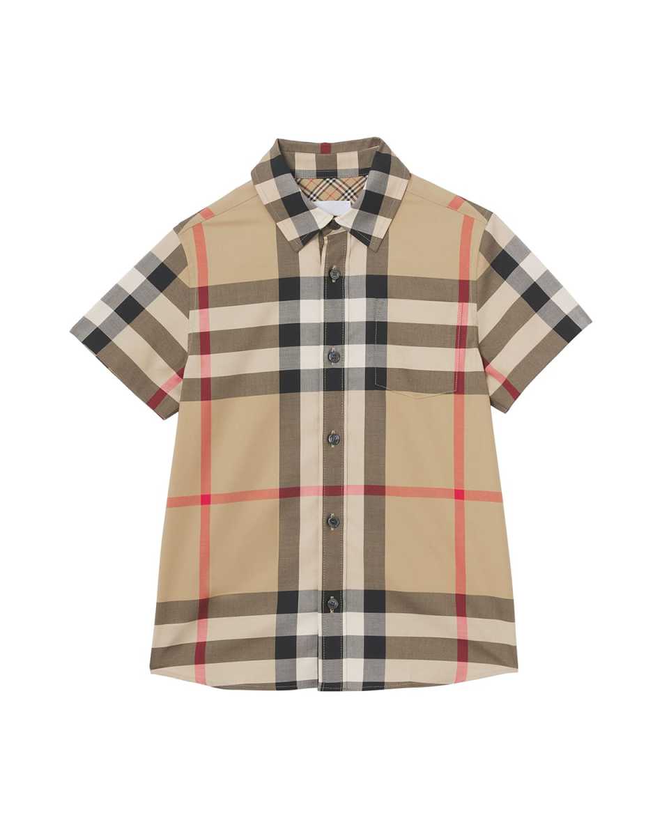 Boy's Owen Vintage Check Button-Down Shirt, Size 3-14