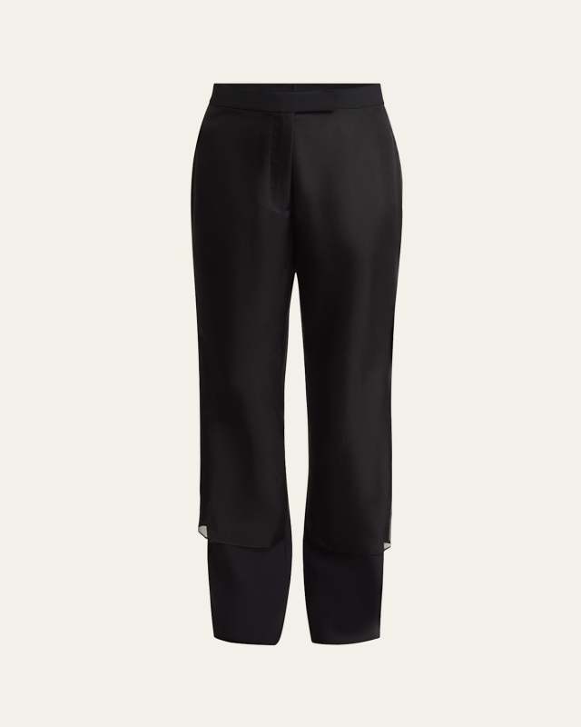 Teddy Twill Suiting and Organza Pants