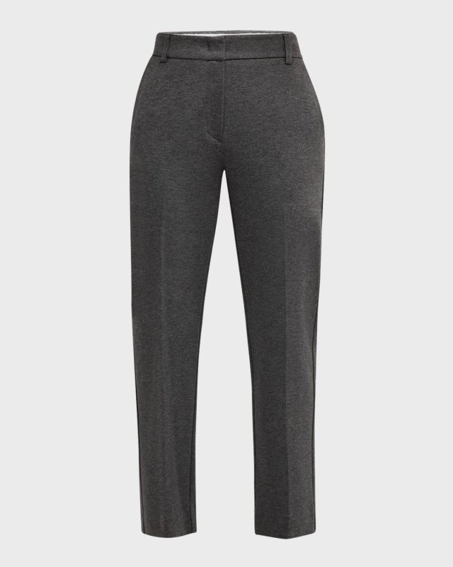 Gemma Cropped Straight-Leg Pants