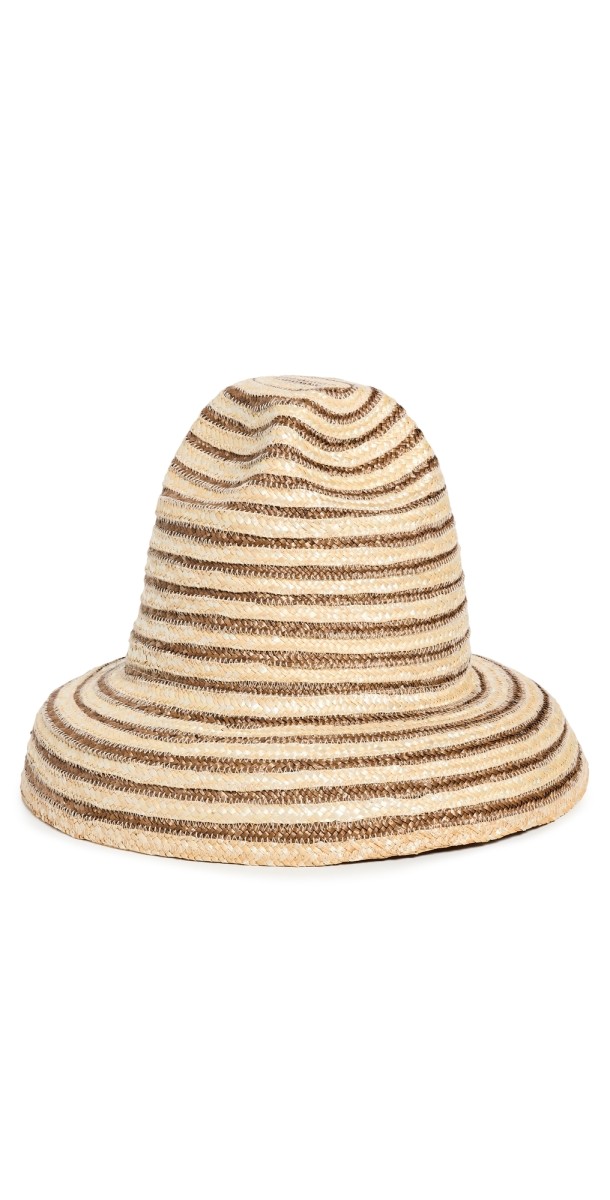 Cult Gaia Magda Straw Hat Soil Multi