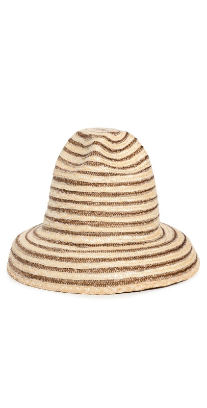 Cult Gaia Magda Straw Hat Soil Multi