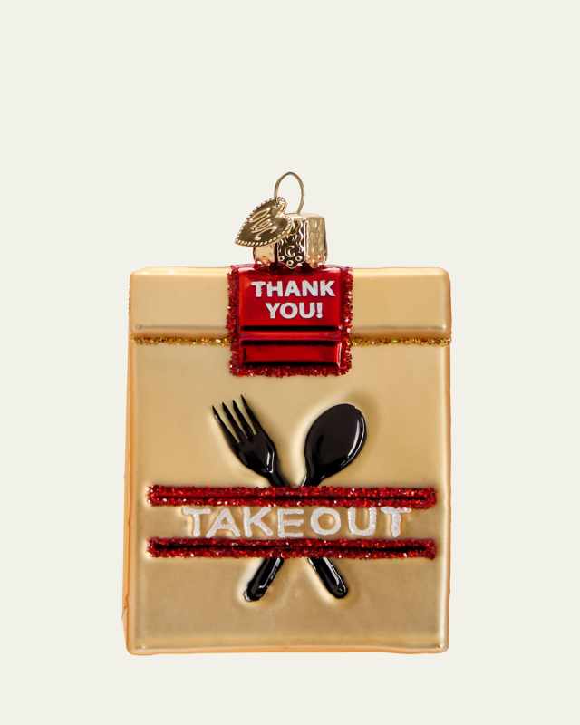 Takeout Bag Christmas Ornament