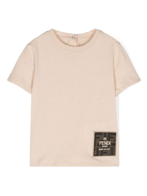 appliqué-logo cotton T-shirt