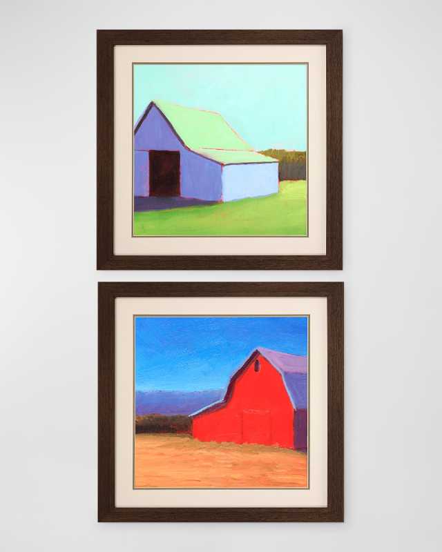 "Homestead Barn I" Giclees, Set of 2