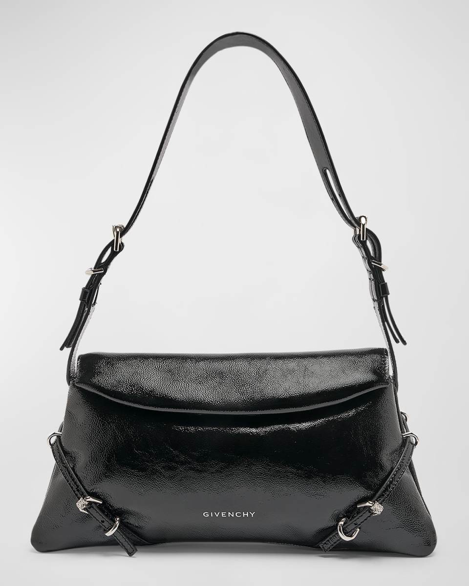 Voyou Small Shoulder Bag in Leather