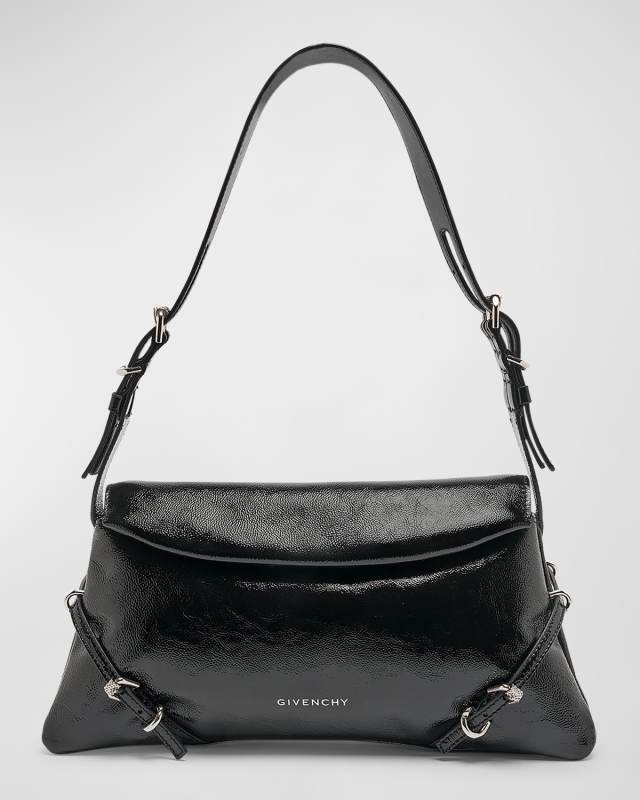 Voyou Small Shoulder Bag in Leather
