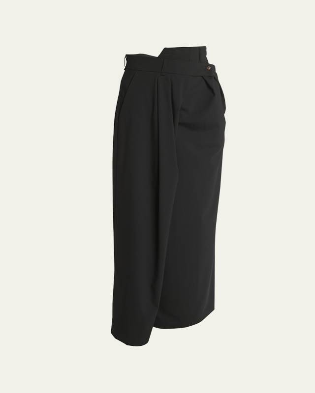 Deconstructed Pant Skirt