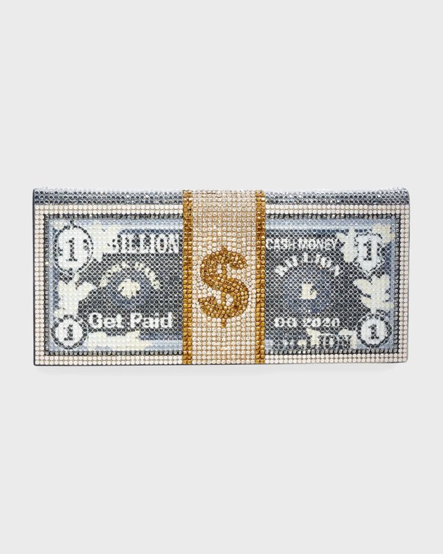 Billions Envelope Crystal Clutch Bag