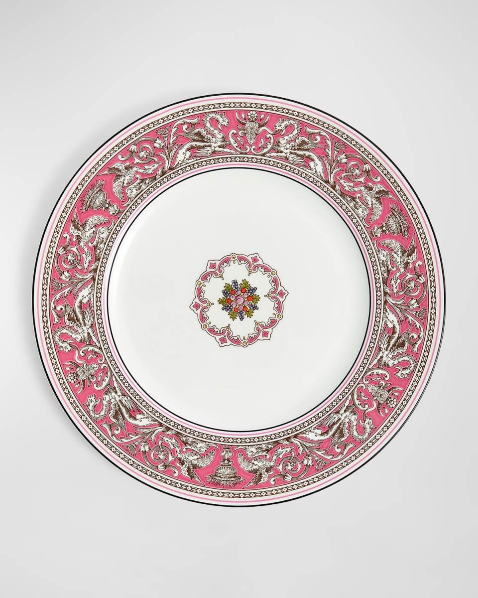 Florentine Fuchsia Plate, 10.8"
