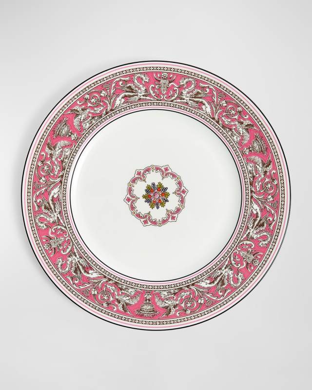 Florentine Fuchsia Plate, 10.8"