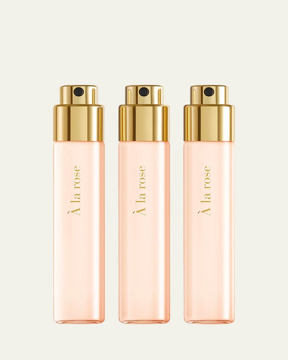 À la Rose Eau de Parfum, 3 x 0.37 oz.