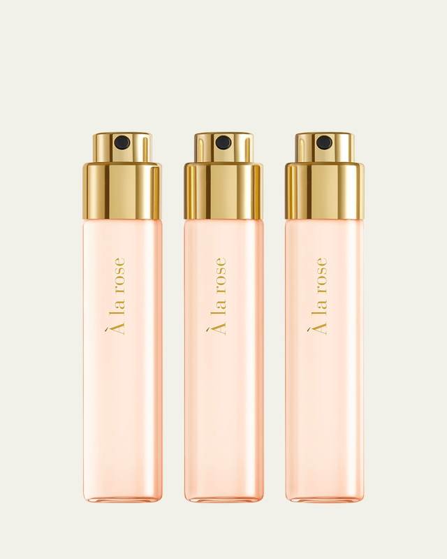 À la Rose Eau de Parfum, 3 x 0.37 oz.