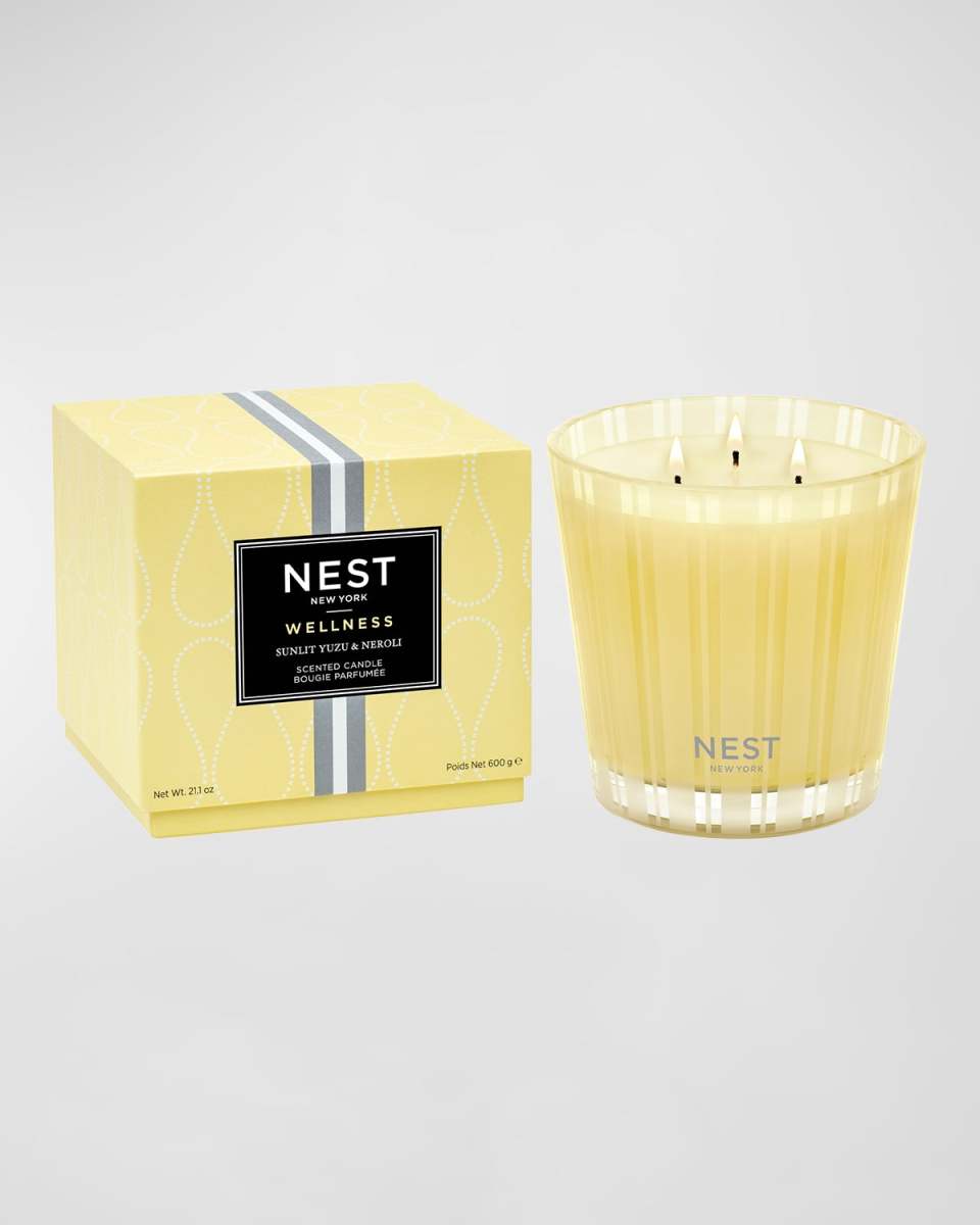 Sunlit Yuzu & Neroli 3-Wick Candle, 600g