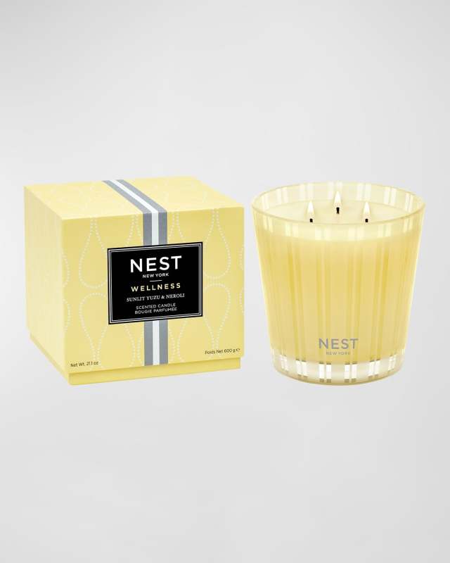 Sunlit Yuzu & Neroli 3-Wick Candle, 600g