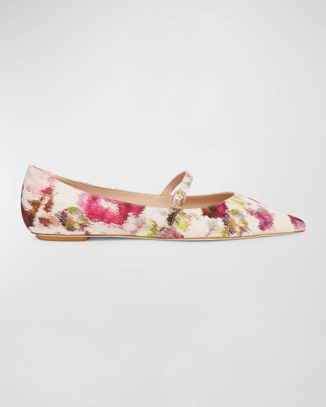 Emilia Abstract Mary Jane Ballerina Flats