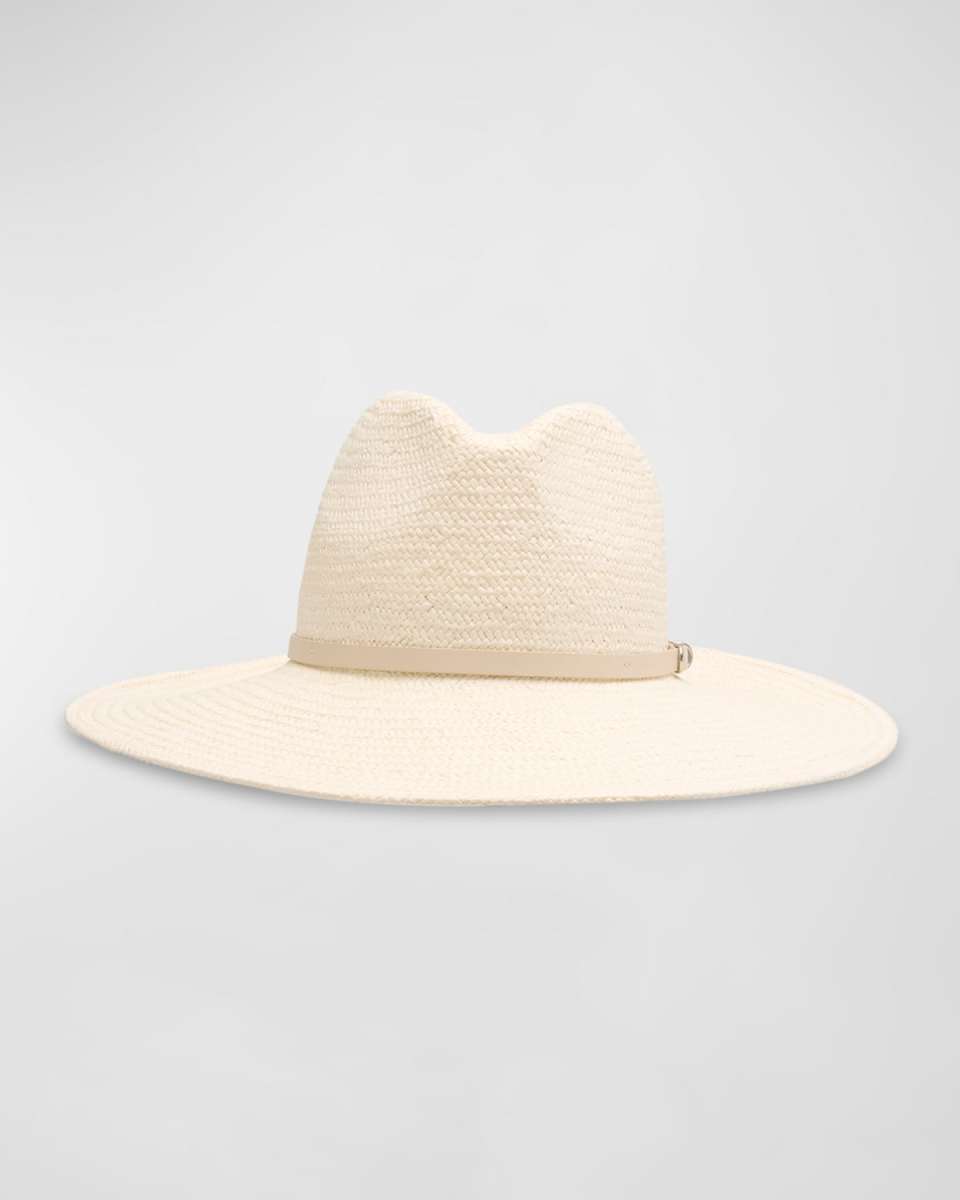 Spire Straw Wide Brim Fedora