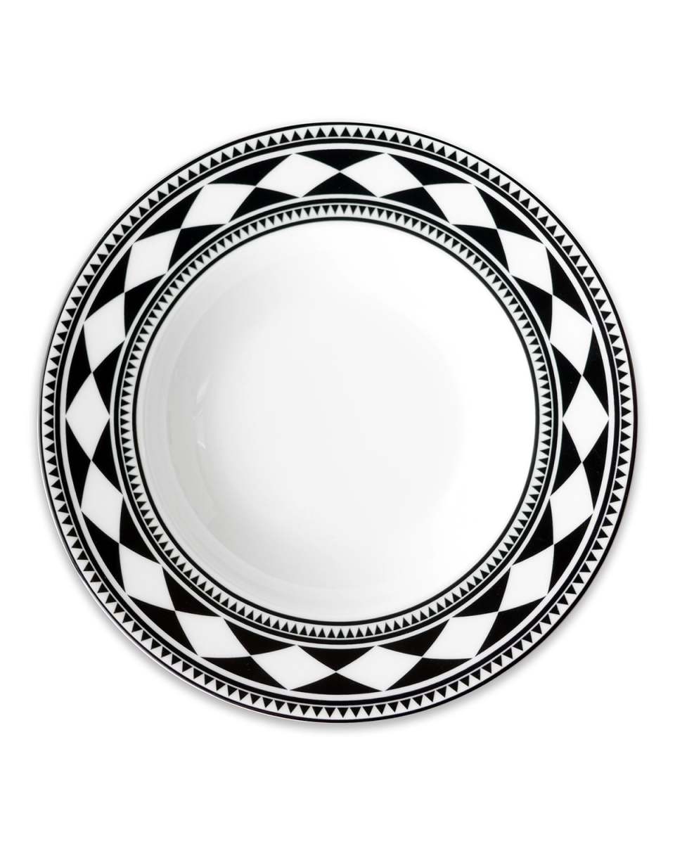 Fez Rimmed Soup Bowls, Set of 4