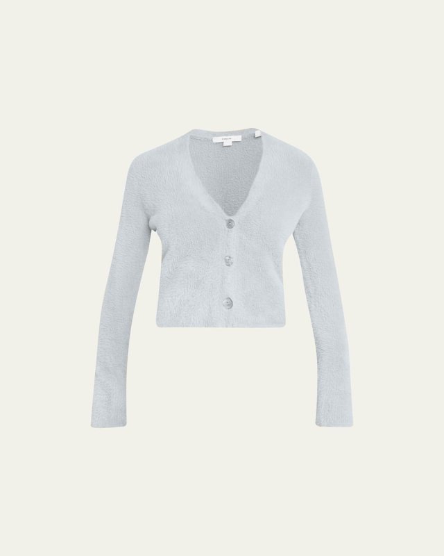 Eyelash V-Neck Cardigan