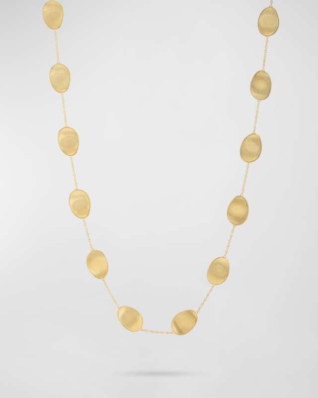 Lunaria 18k Long Chain Necklace