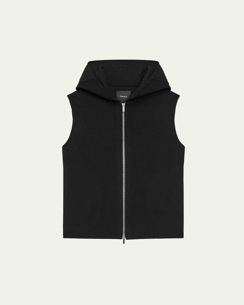 New Divide Wool Hooded Vest