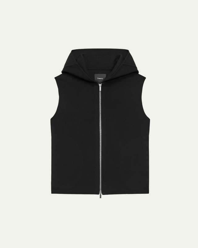 New Divide Wool Hooded Vest