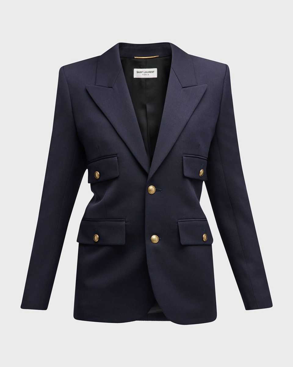 4-Pocket Blazer Jacket