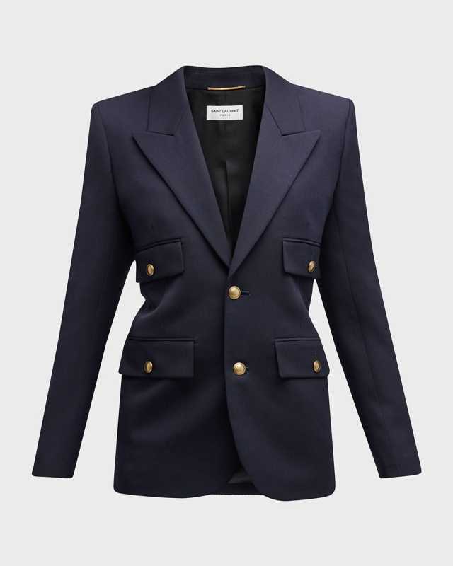 4-Pocket Blazer Jacket