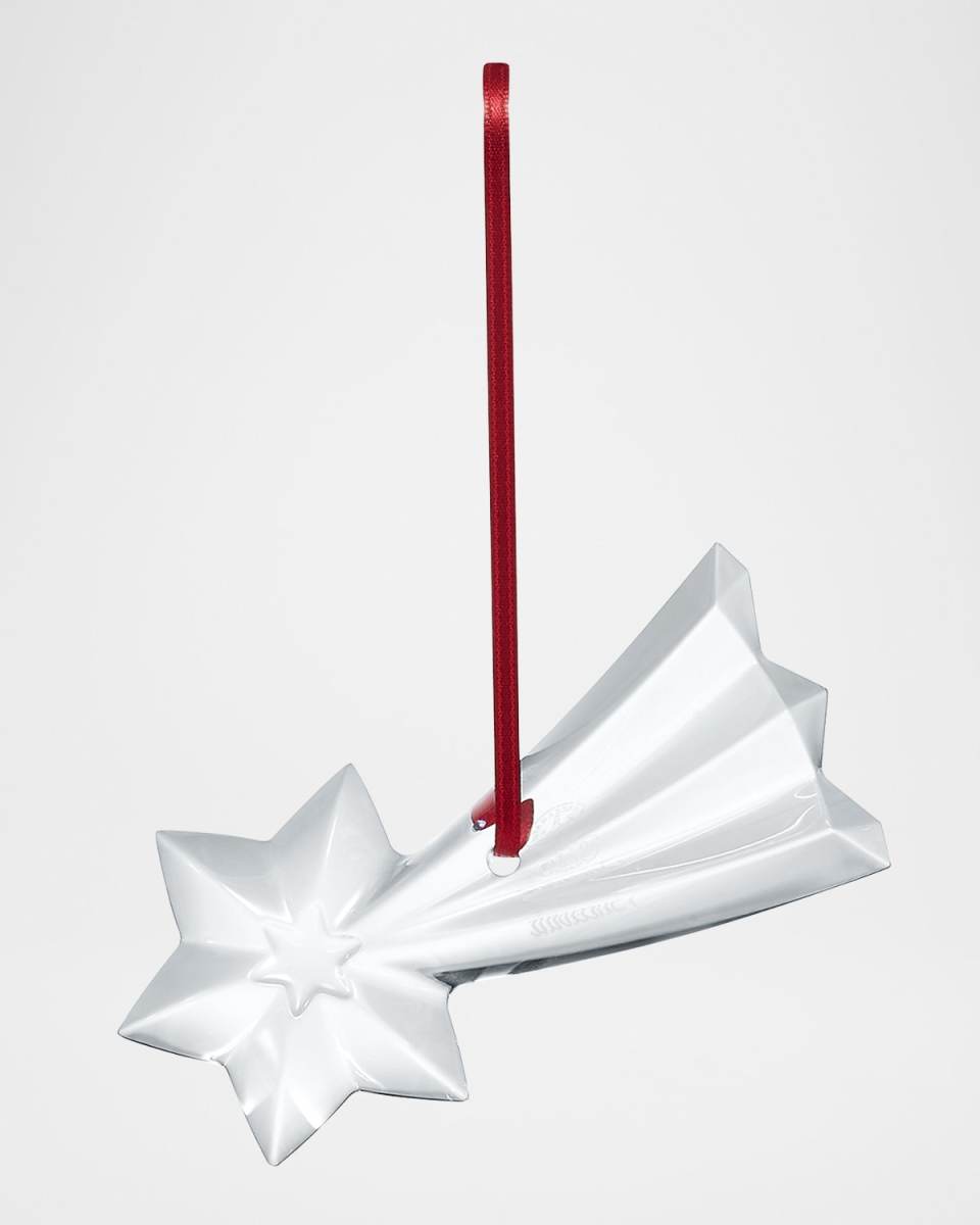 Shooting Star Crystal Christmas Ornament
