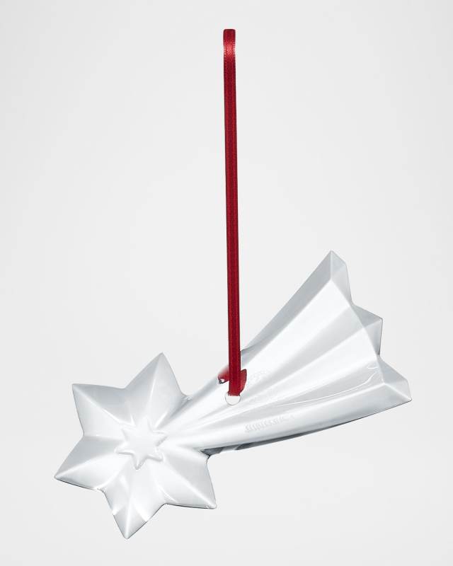 Shooting Star Crystal Christmas Ornament