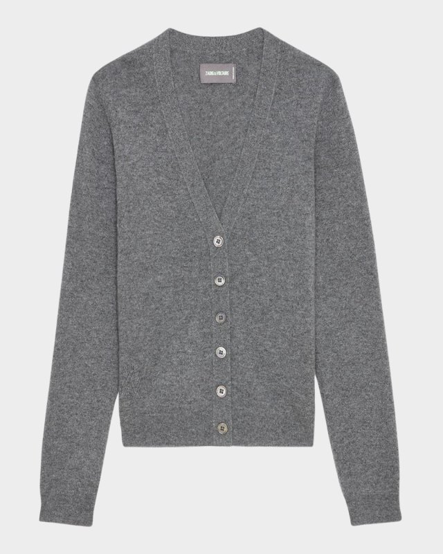 Jemmy Elbow-Patch Cashmere Cardigan