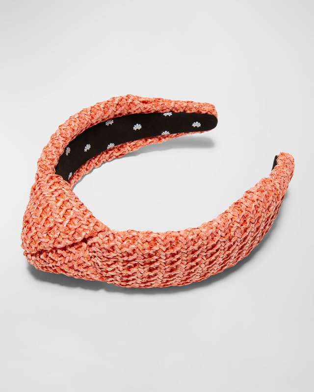 Knotted Raffia Headband