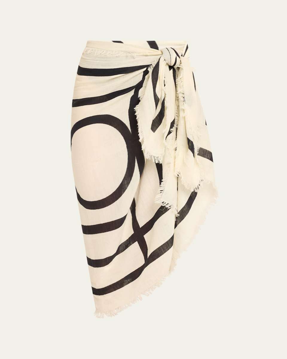 Monogram Sarong/Robe Coverup