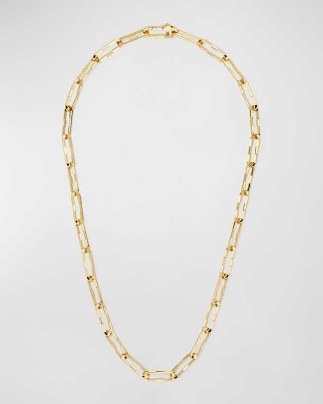 Link to Love Chain Necklace in 18k Yellow Gold, 20"L