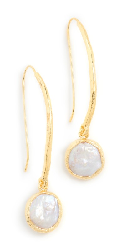 V. BELLAN Luna Earrings 18k Gold Plated