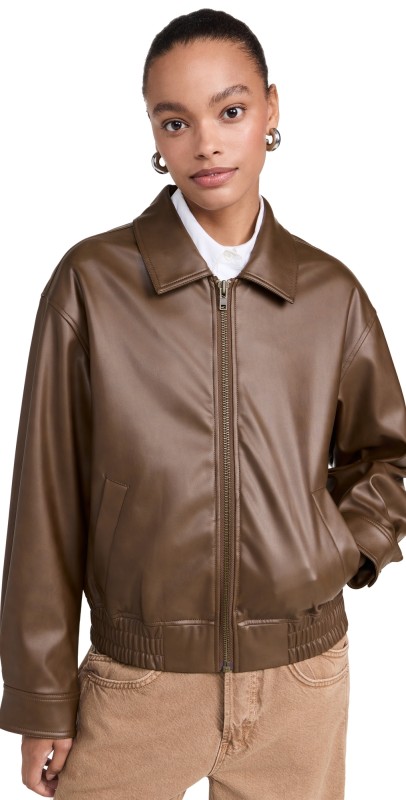 DAZE Icon Bomber Jacket Vintage Sable