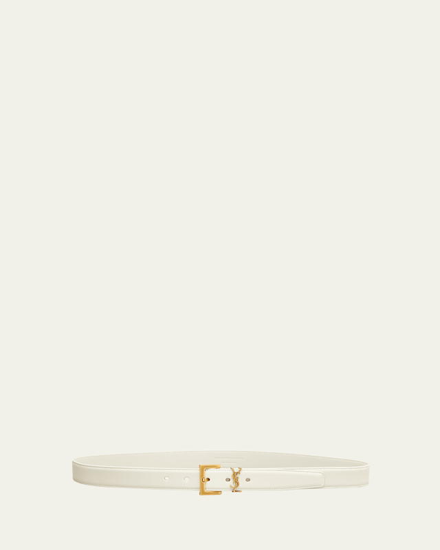 Box Laque YSL Leather Belt