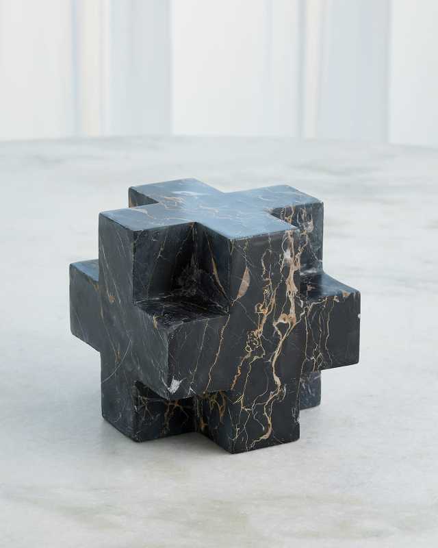 Plus Sign Marble Object
