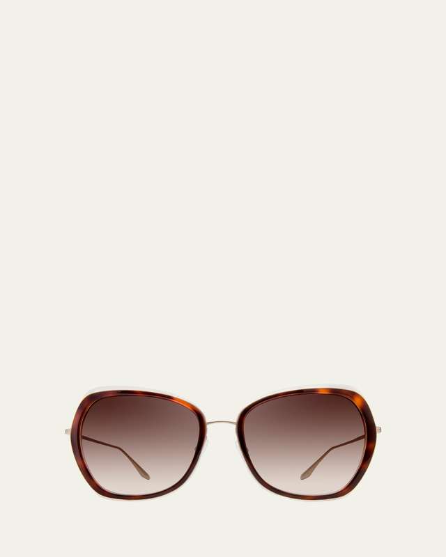Magdalena Acetate & Titanium Butterfly Sunglasses