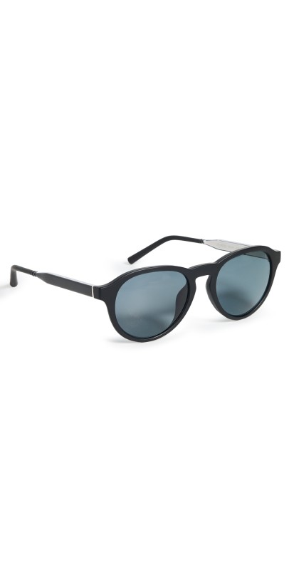 Oliver Peoples Eyewear Oliver Peoples Eyewear x Roger Federer R-8 Sunglasses Semi Matte Black