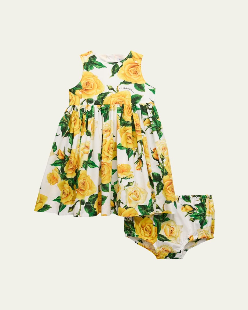 Girl's Flowering Mini Dress, Size