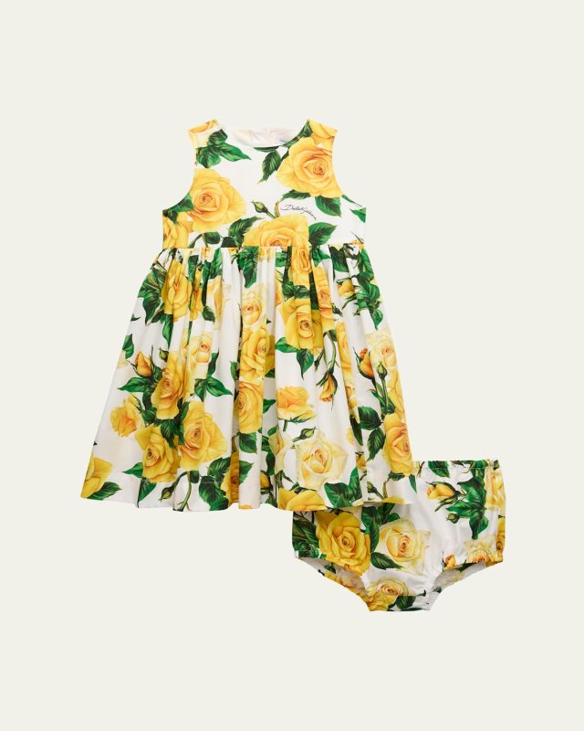 Girl's Flowering Mini Dress, Size
