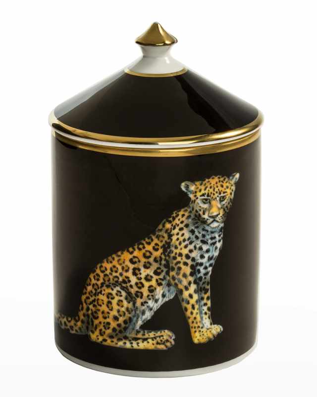 Leopard Jasmine Lidded Candle