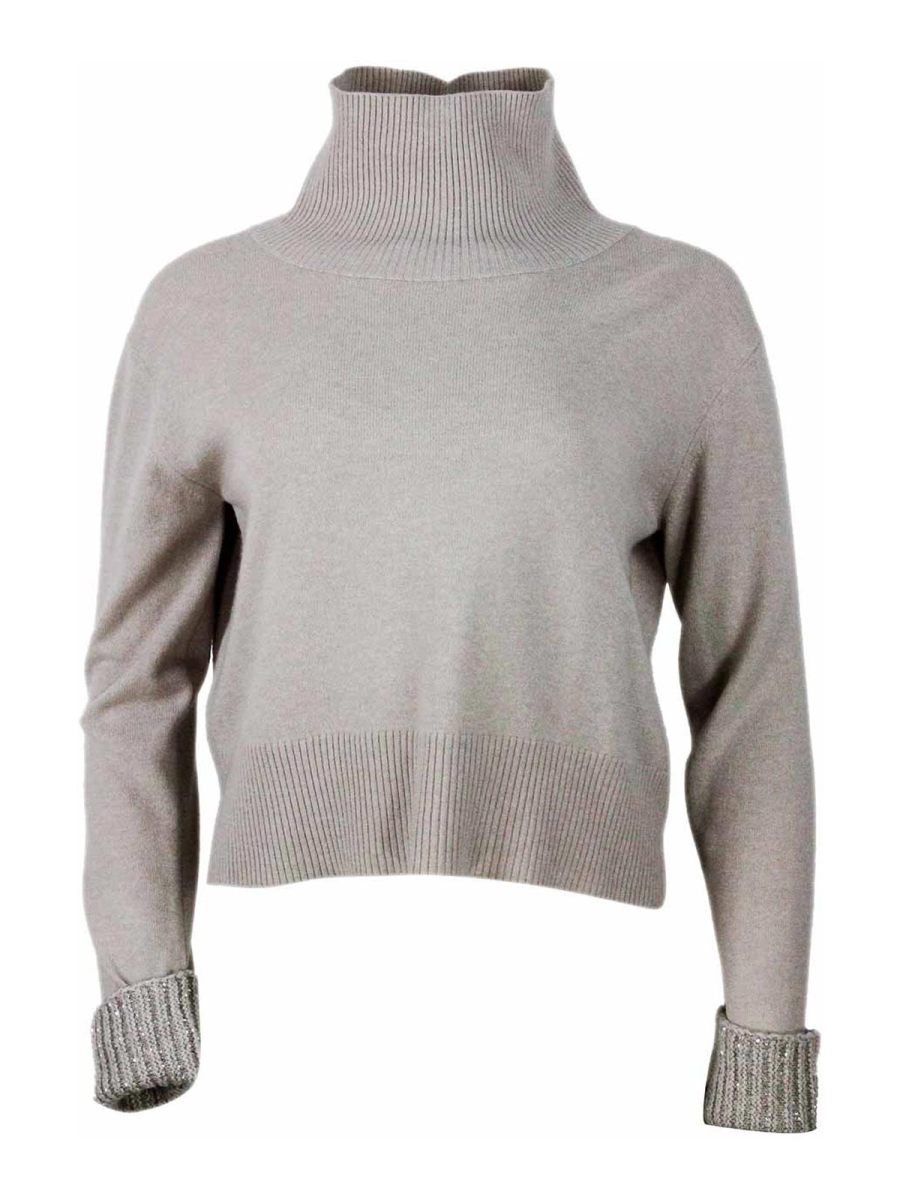 Fabiana Filippi Pull Col Rond - Beige