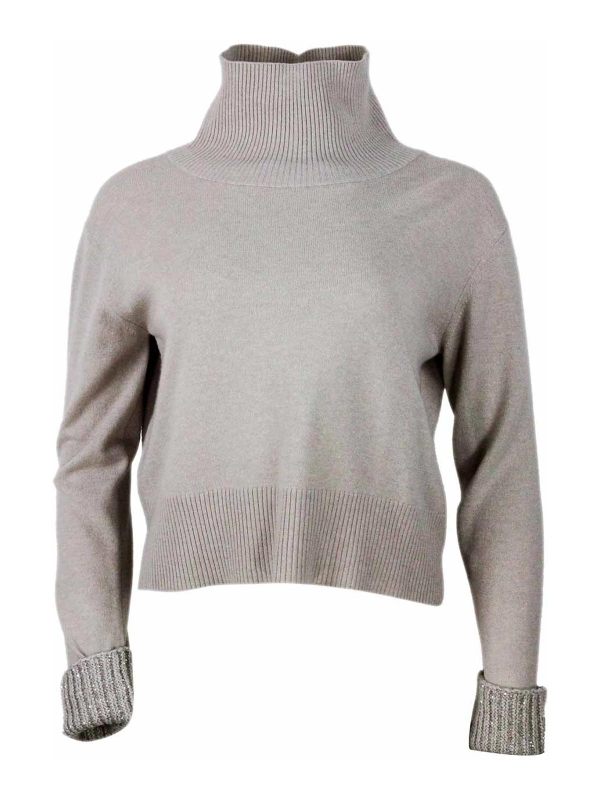 Fabiana Filippi Pull Col Rond - Beige