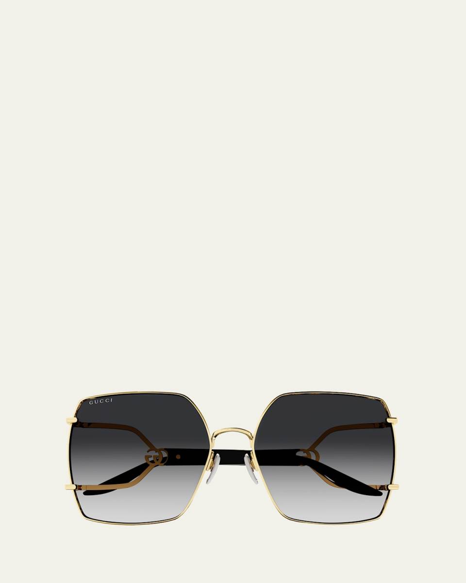 GG Logo Metal Butterfly Sunglasses