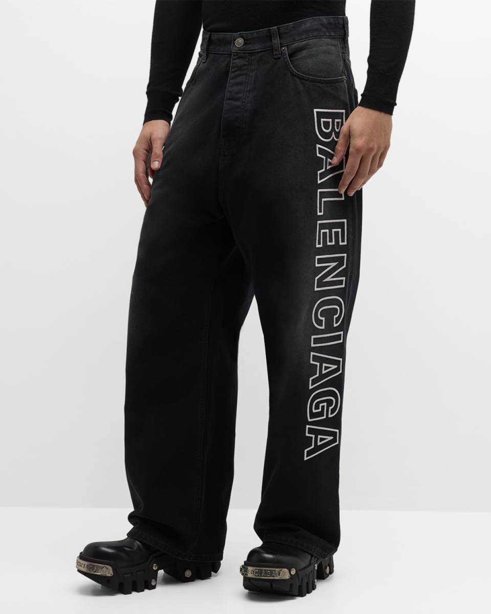 Outline Baggy Pants