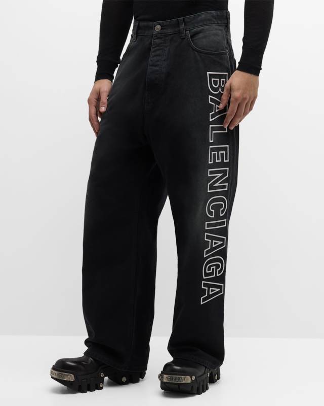 Outline Baggy Pants