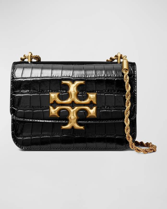 Eleanor Mock-Croc Small Shoulder Bag