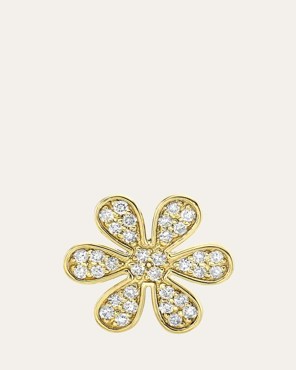 Mini Pave Daisy Stud Earrings